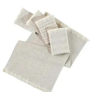 Set 5 prosoape, bumbac 100%, 38x65 cm, 270g/m², lavabil 40°C, bej - Verificat A · Re-Bloom - Img 3
