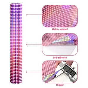 Set 6 coli de hartie pentru transfer termic Ehdis, vinil, multicolor, 30 x 30 cm