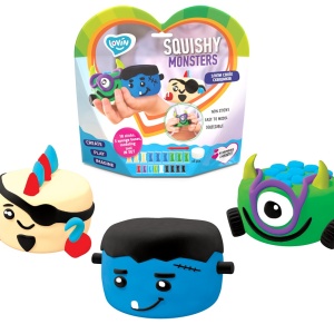 Set Air Clay pentru modelaj Lovin - 18 culori - Squishy Monsters - Img 2