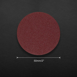 Set de 100 de discuri abrazive Leontool, oxid de aluminiu, rosu, 150, 5,5 cm - Img 4