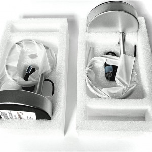 Set de 2 camere web HD cu microfon CARLWILDE, USB, argintiu - Img 3
