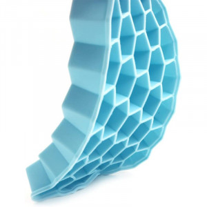 Set de 2 forme pentru cuburi de gheta Alnicov, silicon, albastru, 20 x 12 cm - Img 2