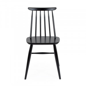 Set de 2 scaune Ascella, lemn masiv, negru, 81 x 42,5 x 45 cm - Img 8