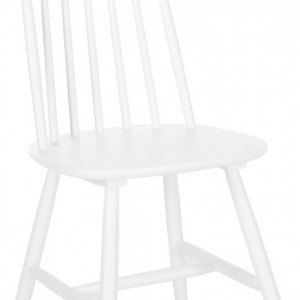 Set de 2 scaune din lemn Milas, alb