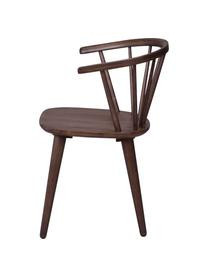 Set de 2 scaune din lemn, Windsor Carmen, maro, 54 x 76 x 46 cm - Img 2