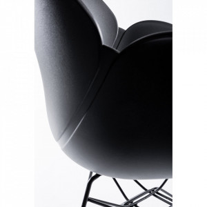 Set de 2 scaune Malaga, negru, 52 x 58 x 85 cm - Img 7