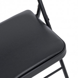 Set de 2 scaune pliabile Felicity, negru - Img 3