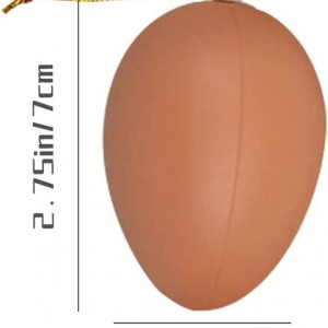 Set de 20 oua pentru Paste, cu acuarele si pensoane, plastic, multicolor, 5 x 7 cm - Img 5