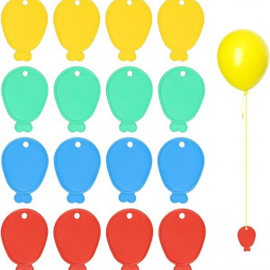 Set de 24 baloane pentru heliu 	Fennoral, multicolor, latex, 5,5 x 7,7 cm