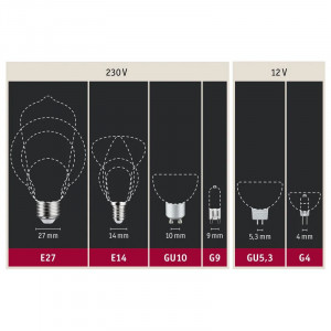 Set de 3 becuri ClearAmbient, LED, metal/plastic, alb cald, 10 x 3,5 cm, 5W