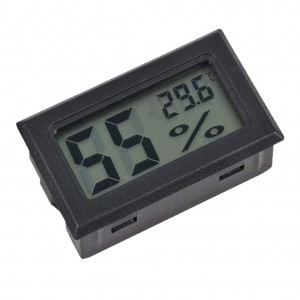 Set de 3 mini termometre digitale XLKJ, ecran LCD, plastic, negru, 28,6 x 48 x 15,2 mm - Img 5