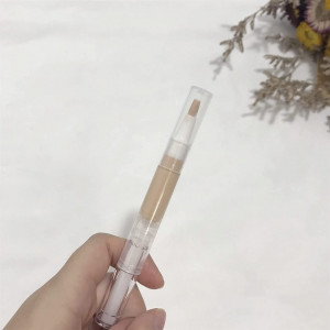 Set de 3 stilouri cu perie pentru luciu de buze/uleiuri JANEMO, plastic, transparent, 12 x 1,5 cm - Img 3