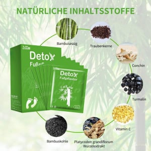 Set de 30 plasturi de detoxifiere ZoCCee, extracte naturale din plante, alb, 10 x 16 cm - Img 4