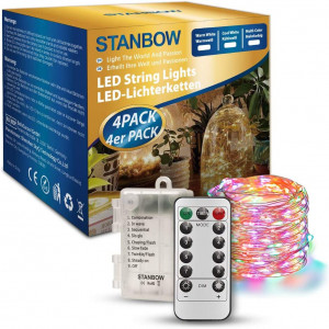 Set de 4 instalatii STANBOW, LED, multicolor, 5 m - Img 2