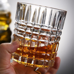 Set de 4 pahare de whisky SkySnow, sticla, transparent, 10 X 8,1 cm, 320 ml - Img 3