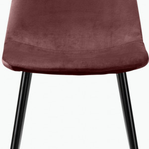 Set de 4 scaune Monza Eadwine, roz inchis, 160 x 90 x 76cm - Img 2