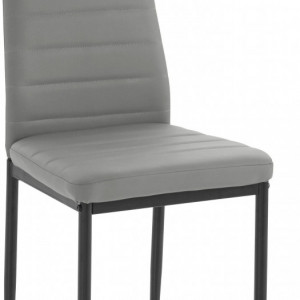 Set de 4 scaune Sandy gri/negru - Img 3