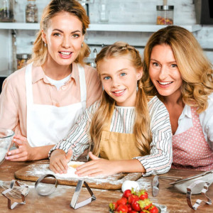 Set de 5 forme pentru prajituri Hillylolly, otel inoxidabil, argintiu - Img 2