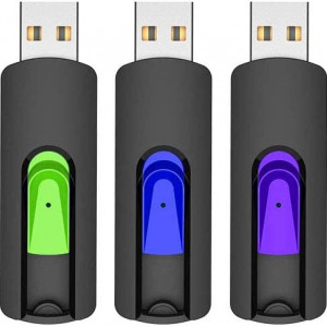 Set de 5 stick-uri de memorie USB 2.0 Vansuny, multicolor, 64 GB - Img 1