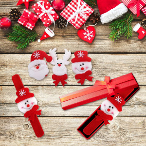 Set de 6 accesorii pentru recuzita foto de Craciun EKKONG, textil, multicolor, 14 x 14 cm / 21 x 2,6 cm - Img 3