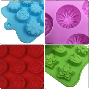Set de 6 matrite pentru bomboane Sonku, silicon, multicolor, 20 x 10 cm - Img 5