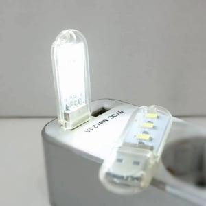 Set de 8 becuri LED Dylymx, USB, metal/plastic, 5,9 x 1,8 cm, 1,5W