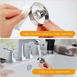 Set de 8 forme pentru prajituri Sinwind, model Paste, otel inoxidabil, argintiu, 7 x 5,5 cm - Img 5