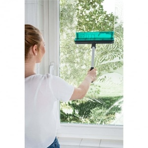 Set de stergator de geam cu racleta si tava Genius, turcoaz, 6 piese, Resigilat, Grad A - Img 5