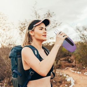 Set husa de protectie pentru sticla SodaStream si o perie Tcjj, textil, multicolor