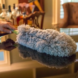 Set maner telescopic cu pamatuf DocaPole, microfibra/aluminiu, gri/argintiu/negru, 7,3 m - Img 8