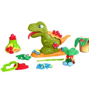 Set plastilina, accesorii si jucarie pentru modelaj Lovin - Dino Max - Img 3