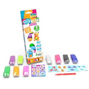 Set plastilina Lovin 9pcs*15gr - Neon - Img 2