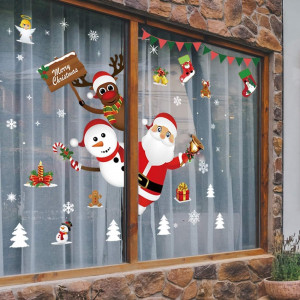 Set stickere pentru fereastra XINCHEN, PVC, multicolor