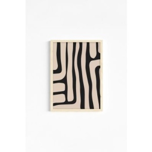 Set tablou decorativ Re-Bloom, 3 piese, MDF/lemn masiv, bej/negru, 50 x 70 cm - Img 4