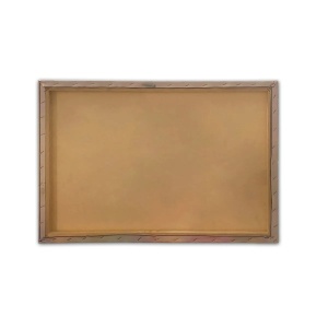 Set tablou decorativ Re-Bloom, 3 piese, model abstract, lemn/panza, multicolor, 30 x 90 cm - Img 4