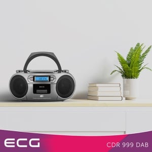 Sistem audio ECG CDR 999 DAB, 2 x 1,5W RMS, Radio, USB, CD, Casetofon, MP3, FM - Img 2