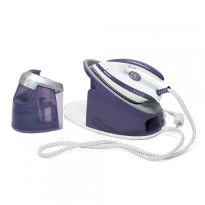 Statie de calcat Heinner HIS-D3006V, Putere 3000W (2200W boiler + 800W fier), 5.5Bar, 1.7L, Talpa ceramica, Mov - Img 3