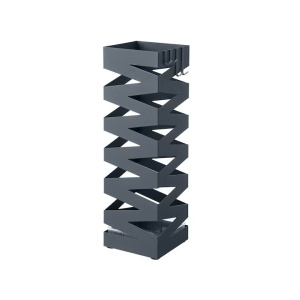 Suport pentru umbrele Songmics, metal, gri, 15,5 x 15,5 x 49 cm