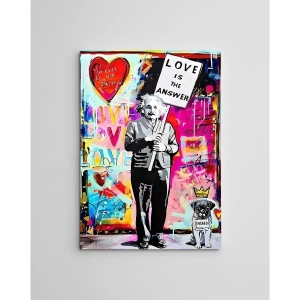 Tablou decorativ canvas 50x70 cm, 50% bumbac/50% poliester, imprimare digitala, rama lemn 2x3 cm, multicolor - Verificat A · Re-Bloom - Img 3
