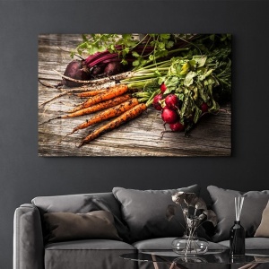 Tablou decorativ model legume pe sticla temperata 35x55 cm, imprimare UV, multicolor - Verificat A · Re-Bloom - Img 5
