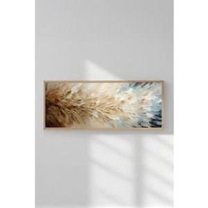 Tablou decorativ Re-Bloom, lemn masiv/MDF, multicolor, 50 x 120 cm