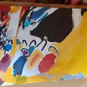 Tablou, panza, multicolor, 50 x 76 x 1,8 cm
