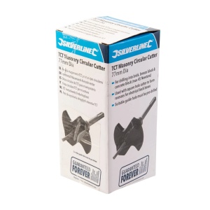 Taietor cu carburi pentru zidarie 77 mm SDS, Silverline