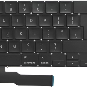 Tastatura QWERTY pentru MacBook Pro A2251 2020, 13 inchi, negru
