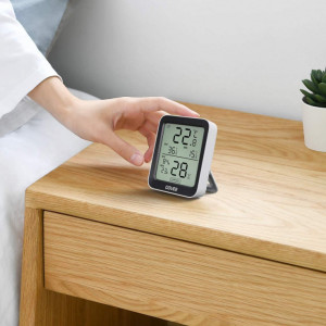 Termometru/higrometru Govee, LCD, alarma, notificare, 6,3 x 7,6 cm - Img 3