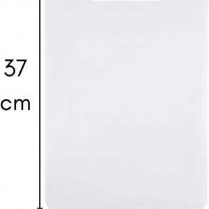 Tocator MYSELF, polietilena, alb, 37 x 23 cm - Img 4