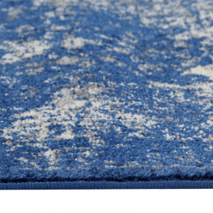 Traversa Linden, polipropilena, albastru inchis, 81 x 244 cm - Img 3