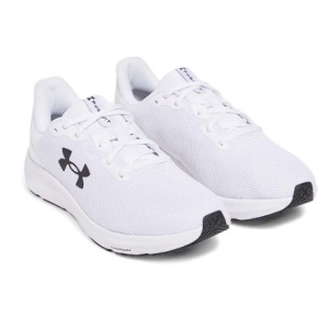 Under Armour, Pantofi din plasa, pentru alergare Charged Pursuit 4, Alb, 44, Resigilat, Grad A