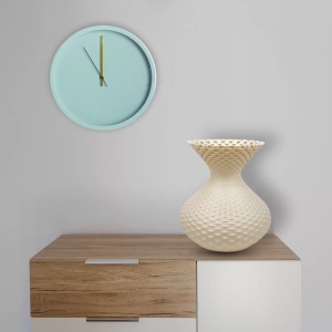 Vaza Ornamentala Tagwerk Flechtwerk 250 mm 3D Print Bej