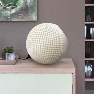 Veioza Tagwerk Kugel 3D Print 1XE27 Alb